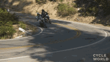 motorcycles taking