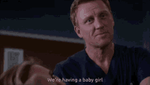 greys anatomy owen hunt teddy altman were having a baby girl its a girl