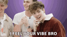 I Feel Your Vibe Bro Why Dont We GIF - I Feel Your Vibe Bro Why Dont We Popbuzz Meets GIFs