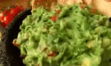 Chips And Guac GIF - Avocado Guacamole Food GIFs