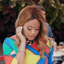 Glance Gizelle Bryant GIF - Glance Gizelle Bryant Real Housewives Of Potomac GIFs