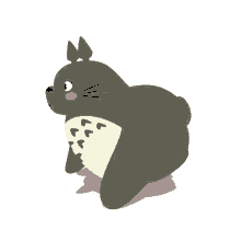 Totoro Wiggle GIF - Totoro Wiggle Jog GIFs
