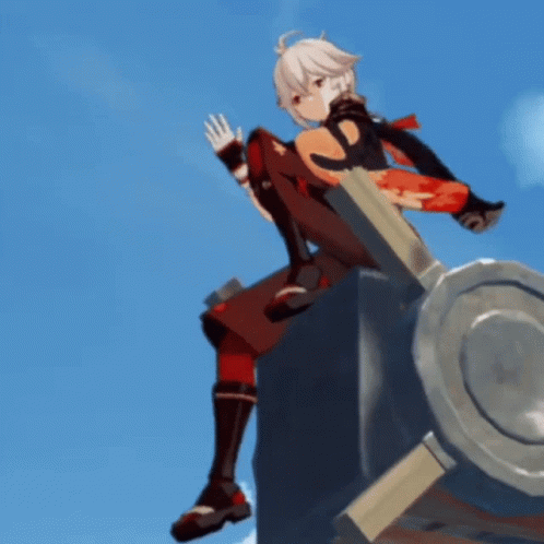 Kazuha Genshin Impact Kazuha Hi GIF - Kazuha Genshin Impact Kazuha Hi Kazuha Wave GIFs