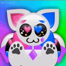 Kittydog Kittydogcrystal GIF - Kittydog Kittydogcrystal Cat Emoji GIFs