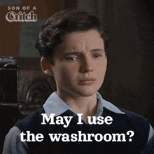 May I Use The Washroom Mark Critch GIF - May I Use The Washroom Mark Critch Son Of A Critch GIFs