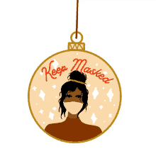 keep masked ornament black woman merry