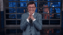 Stephen Colbert Happy GIF - Stephen Colbert Happy Clapping GIFs