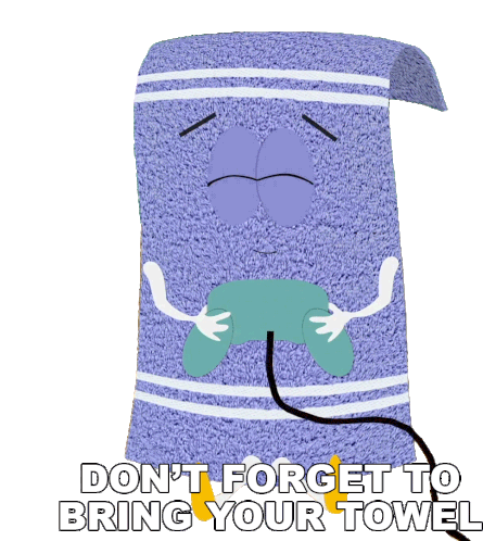 Dont Forget To Bring Your Towel Towelie Sticker - Dont Forget To Bring Your Towel Towelie South Park Stickers