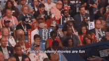Police Academy Movies Are Fun GIF - Super Deluxe Election2016 Vic Berger GIFs