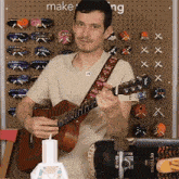 Playing Guitar Devin Montes GIF - Playing Guitar Devin Montes Make Anything GIFs