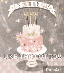 happy birthday to you my friend cake happy birthday like the lotto make a wish