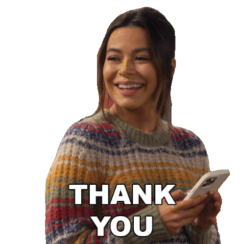 Thank You Carly Shay Sticker - Thank You Carly Shay Icarly Stickers