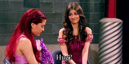 Hug GIF - Victoria Justice Victorious - Discover & Share GIFs