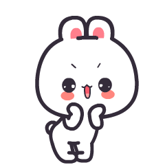 Love Cute Sticker - Love Cute Bunny Stickers