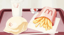 mcdonalds anime anime fast food fast food sparkle