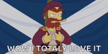 The Simpsons Groundskeeper Willie GIF - The Simpsons Groundskeeper Willie I Love It GIFs