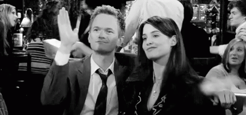 Best Friends GIF - Himym High Five Barney GIFs