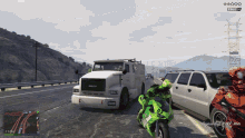 a person on a motorcycle with the number 83 on the front