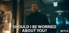 Should I Be Worried About You Tom Hopper GIF - Should I Be Worried About You Tom Hopper Luther Hargreeves GIFs