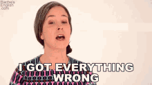 I Got Everything Wrong Rachel Smith GIF - I Got Everything Wrong Rachel Smith Rachels English GIFs