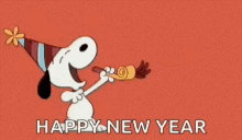 Happy New Year Snoopy GIF - Happy New Year Snoopy GIFs