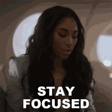 Stay Focused Brittany Pitts GIF - Stay Focused Brittany Pitts The Game GIFs