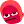 a close up of a red cartoon character 's face with a blurred background .