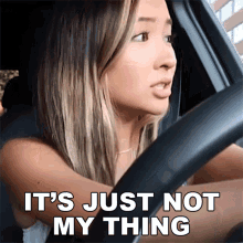 Its Just Not My Thing Caroline Manning GIF - Its Just Not My Thing Caroline Manning Not My Style GIFs