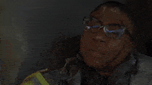 a man laying on the floor with blood on his face