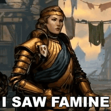 I Saw Famine Meve GIF - I Saw Famine Meve The Witcher GIFs