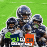 the seahawks are playing the cincinnati bengals on oct 15