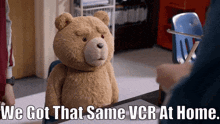 Ted Tv Show Vcr GIF - Ted Tv Show Vcr We Got That Same Vcr At Home GIFs