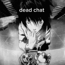 L Death Note Dead Chat GIF - L Death Note Dead Chat Dead GIFs