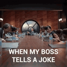 Boss When My Boss Tells A Joke GIF - Boss When My Boss Tells A Joke Sodastream GIFs