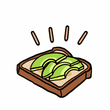 avocado toast ew bread sliced bread