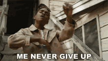 Me Never Give Up Koffee GIF - Me Never Give Up Koffee Pressure GIFs