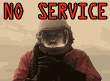 No Service Astronaut GIF