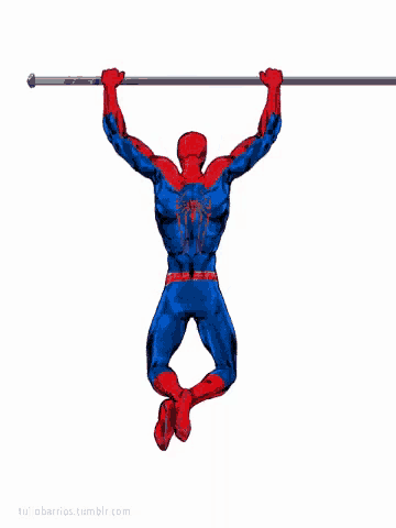 Spiderman Pull Up Work Out - Discover & Share GIFs