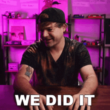 We Did It Jared Dines GIF - We Did It Jared Dines We Made It GIFs