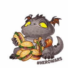 herowars eating