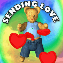 Sending Love Sending You A Hug GIF - Sending Love Sending You A Hug Love Hearts GIFs
