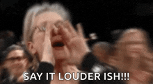 Louder Say It To The People GIF - Louder Say It To The People Shout GIFs