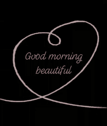 Good Morning Beautiful Love GIF - Good Morning Beautiful Love Heart GIFs