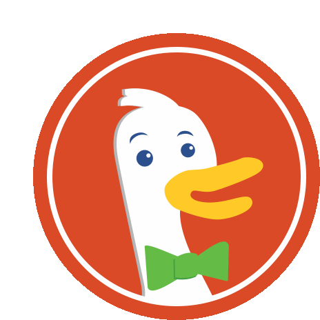 Ddg Duck Duck Go Sticker - Ddg Duck Duck Go Search Engine Stickers