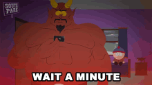 Wait A Minute Satan GIF - Wait A Minute Satan Stan Marsh GIFs