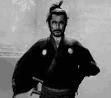 toshiro mifune samurai akirakurosawa blackandwhite