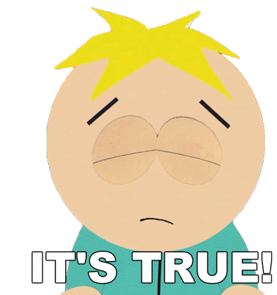 Its True Butters Stotch Sticker - Its True Butters Stotch South Park Stickers