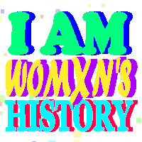 Women In History Happy Womens History Month Sticker - Women In History Happy Womens History Month Womxn Stickers