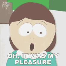 Oh It Was My Pleasure Liane Cartman GIF - Oh It Was My Pleasure Liane Cartman South Park GIFs