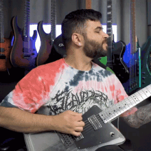 Head Banging Andrew Baena GIF - Head Banging Andrew Baena Guitar Shredding GIFs